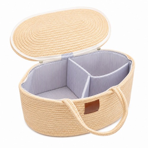 Nappy caddy organiser with lid - caddy,