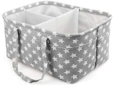 Large Grey Baby Nappy Caddy
