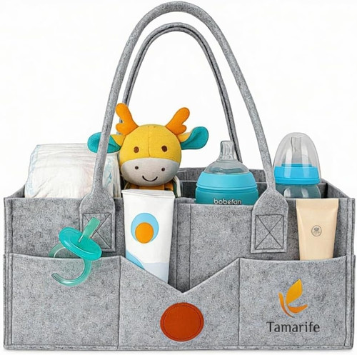 Baby nappy caddy organizer - nappy,