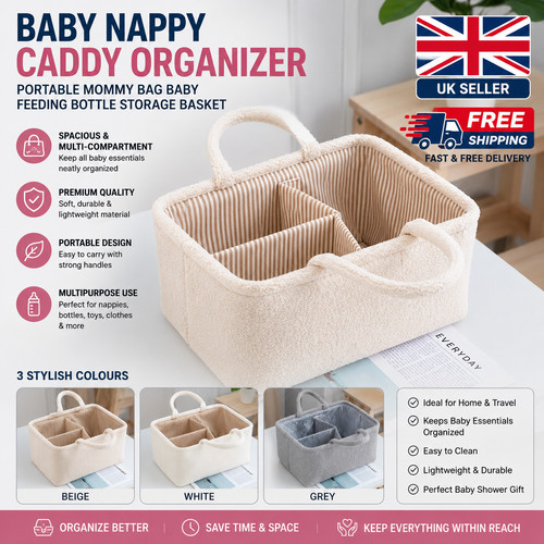 Baby nappy caddy organizer - baby,